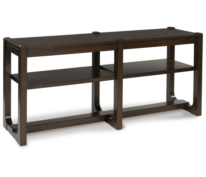Breckington - Dark Brown - Sofa Table, 65.13"