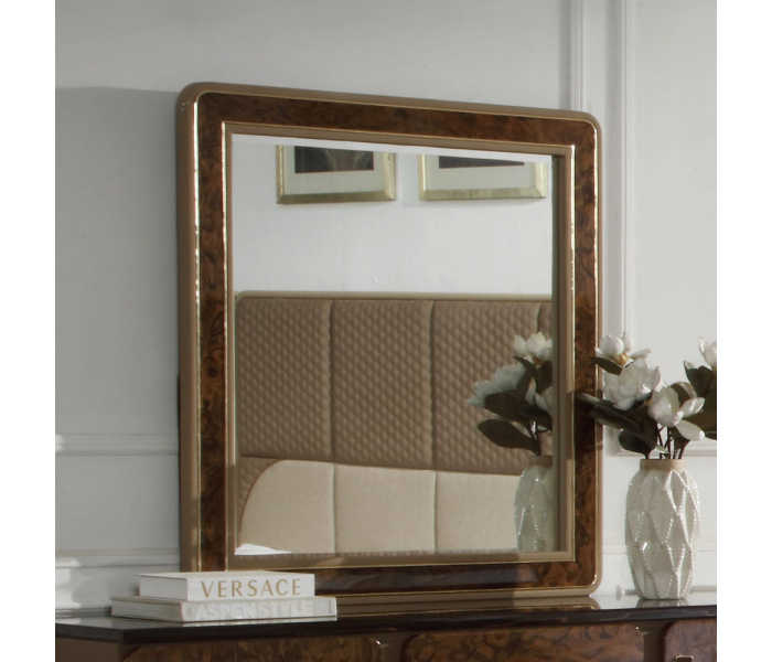 Marcelino - Mirror - Cherry Oak - Light Brown, 41" Wide