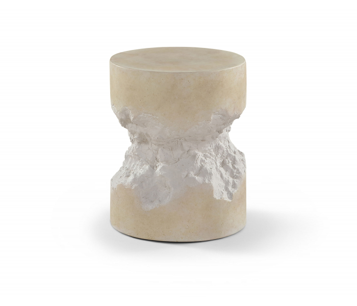 Naturae - Indoor/Outdoor End/Side Table - Beige, 14"