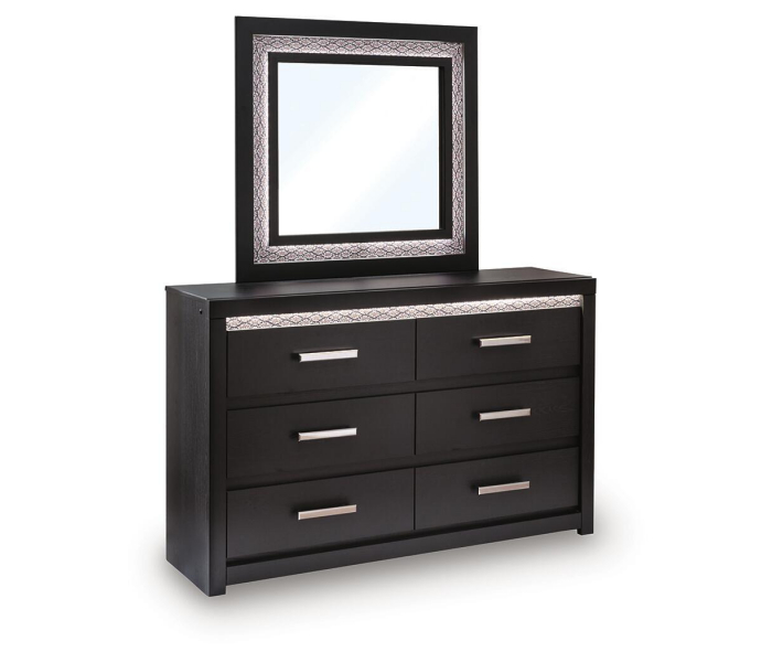 Brizmore Dresser And Mirror Black, 59" Wide