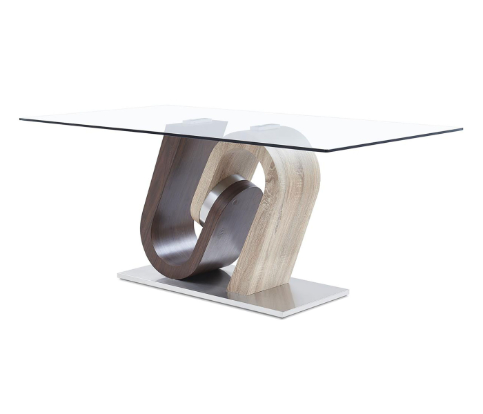 D4126 - Dining Table Base - Silver - Pearl Silver, 39.37"