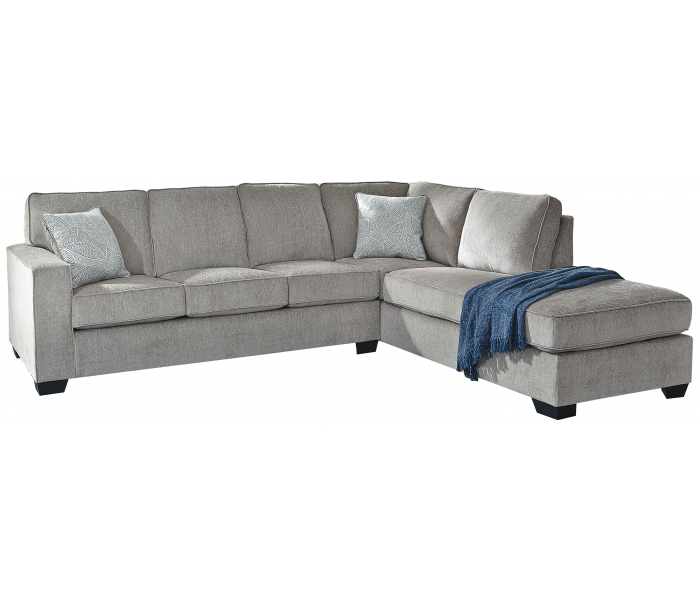 Altari Right Arm Facing Corner Chaise With Sleeper 2 Pc Sectional Alloy, 110"