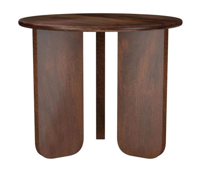 Dale - Round Solid Mango Wood Side End Table, 24"