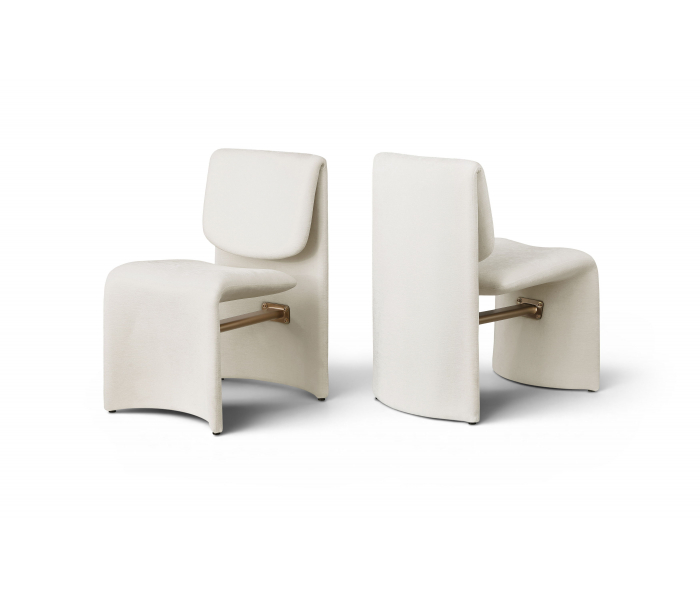 Slique - Performance Fabric Upholstered Dining Chair (Set of 2)