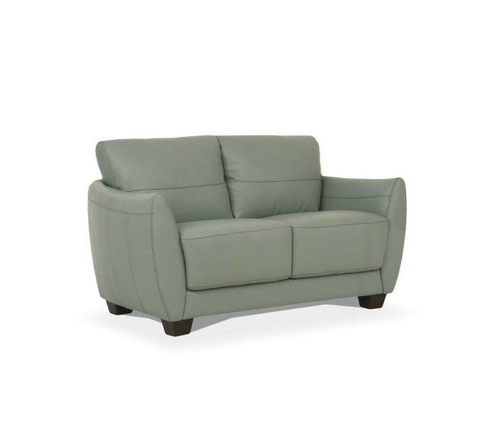 Valeria - Loveseat - Watery Leather - Dark Gray