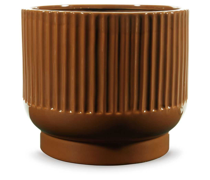 Avalyah - Burnt Umber - Vase, 8.88"