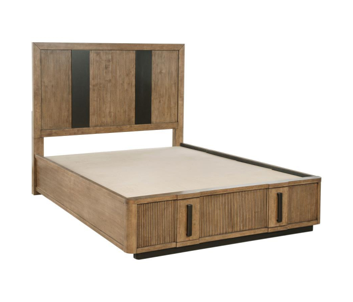 Terrace - 2-Drawer Queen Storage Bed - Ash