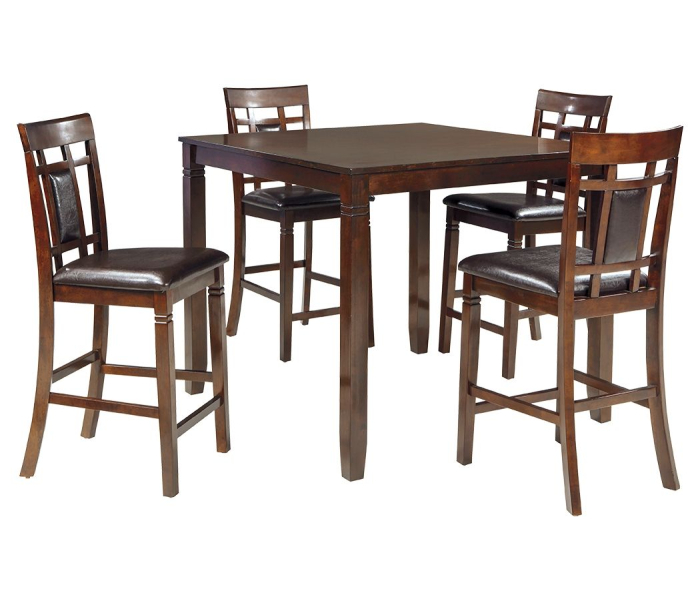 Bennox - Brown - DRM Counter Table Set (Set of 5)