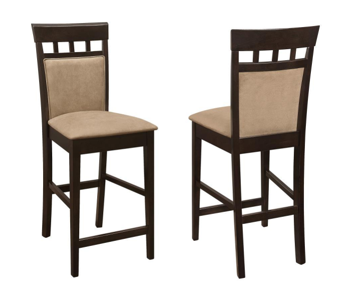 Gabriel - Closed Back Counter Chair (Set of 2) - Cappuccino