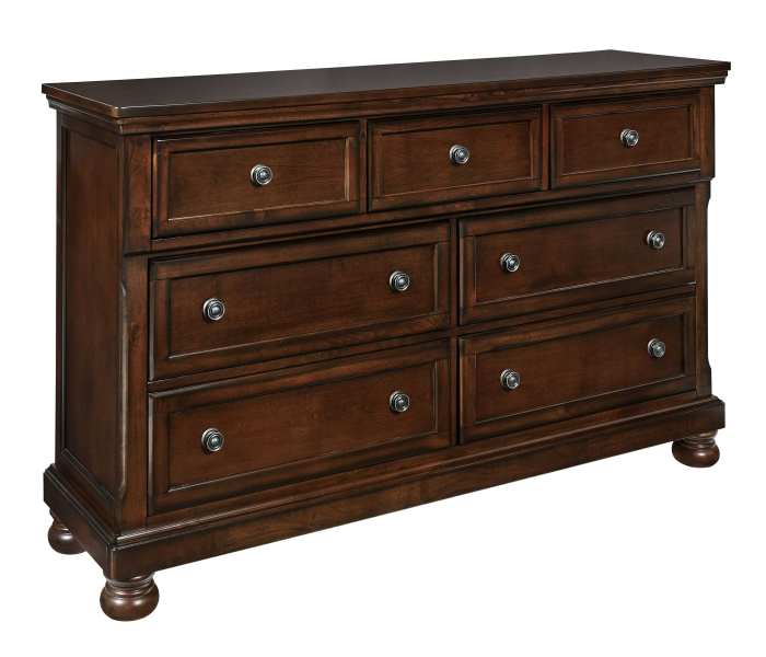 Porter - Rustic Brown - Dresser, 65.5" Wide