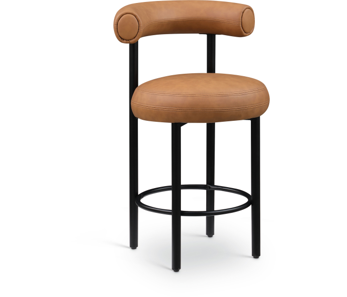 Bordeaux - Counter Stool (Set of 2) - Cognac