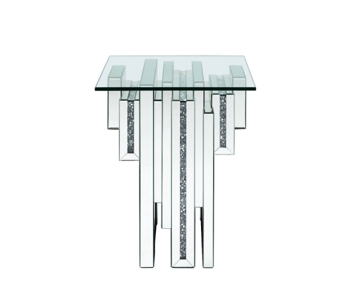 Noralie - End Table - Mirrored - Wood, 20"