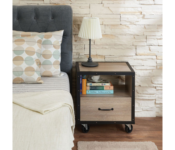 Bemis - Accent Table - Rustic Natural, 20"