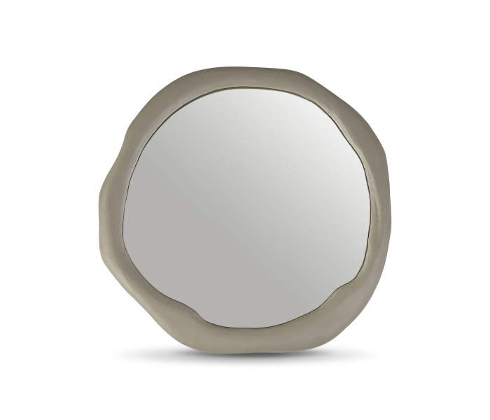 Armada - 24" Aluminum Mirror - Taupe - Dark Gray