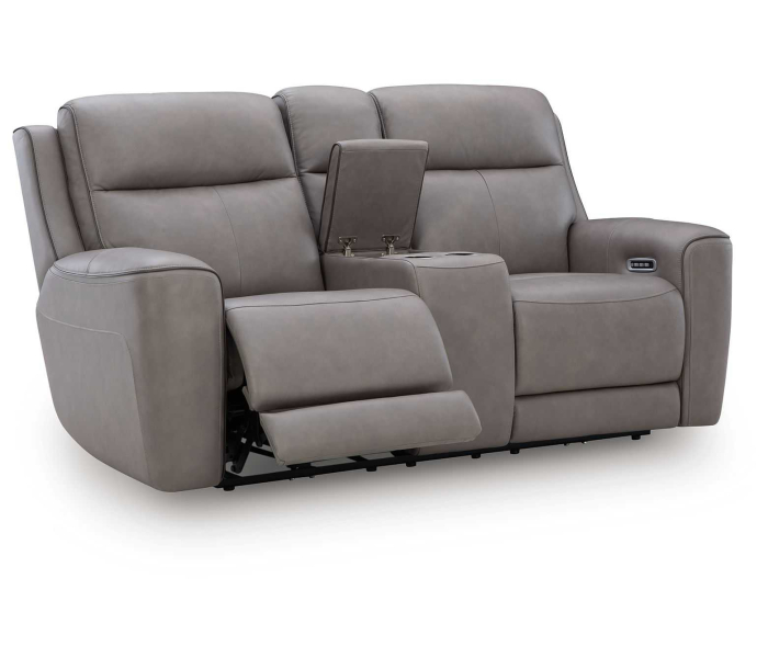 5Z-Comfort - Relaxation - Coin - Power Reclining Loveseat with Console / Adj Headrest