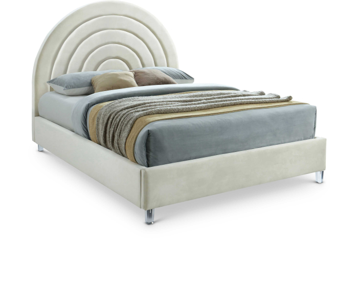 Rainbow - King Bed - Cream