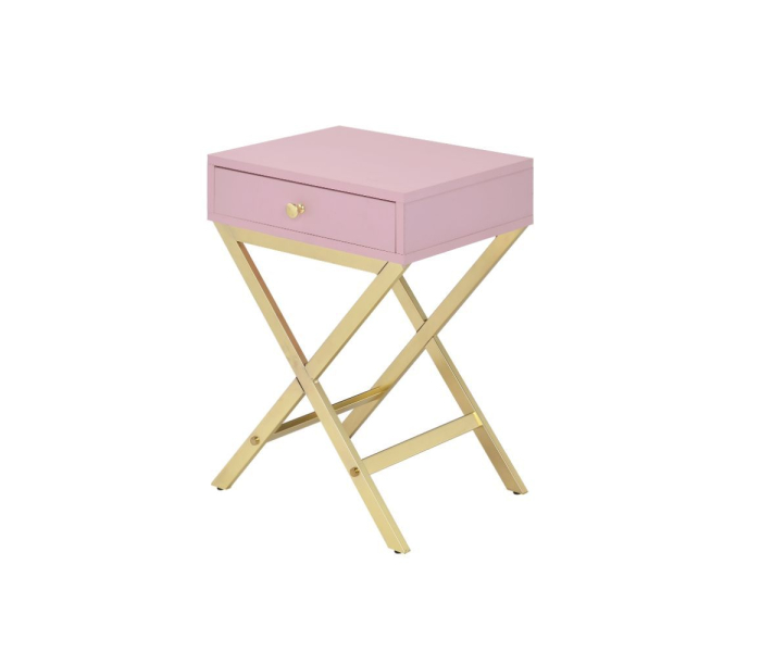 Coleen - Accent Table - Pink, 16"