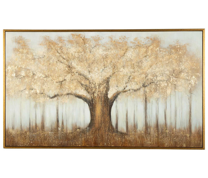 Dalewick - Brown / Gray / Gold Finish - Wall Art