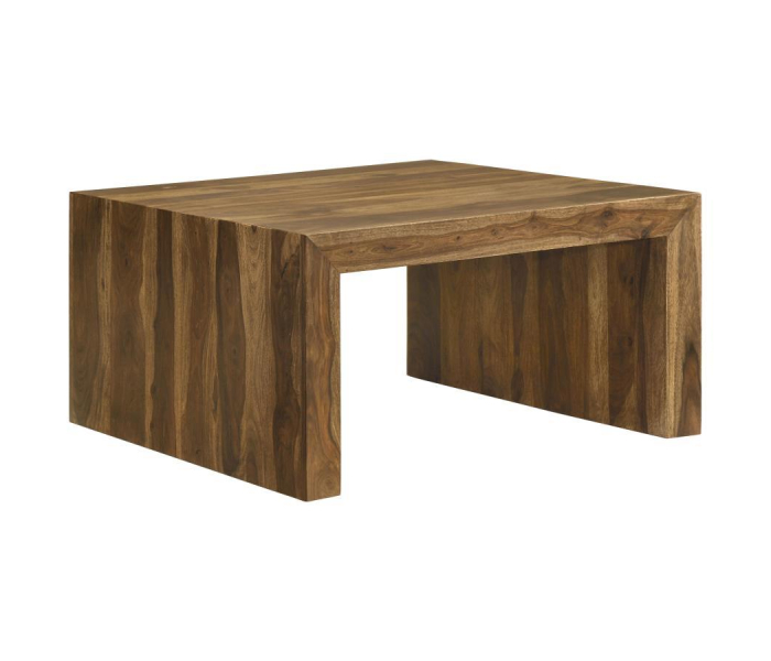 Odilia - Square Solid Wood Coffee Table - Auburn, 34"