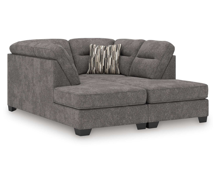 Olten 2-Piece Super Chaise Graphite, 72"