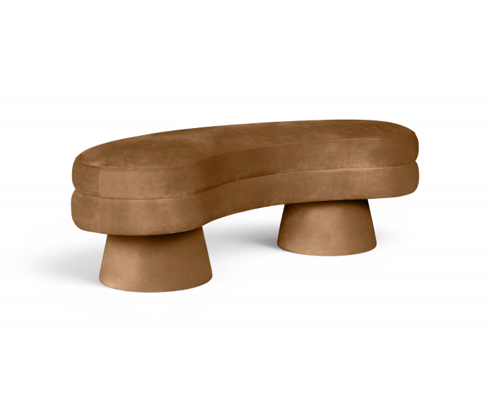 Zenna - Velvet Bench
