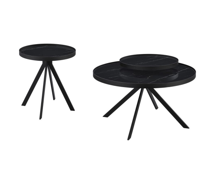 Briggs - 2 Piece Round Coffee And End Table Set