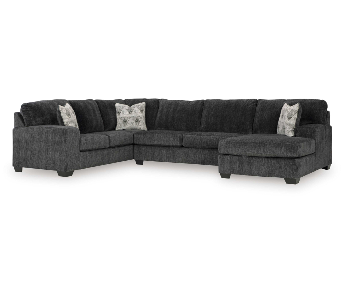 Hollyview 3-Piece Sectional With Raf Corner Chaise Shadow, 102"