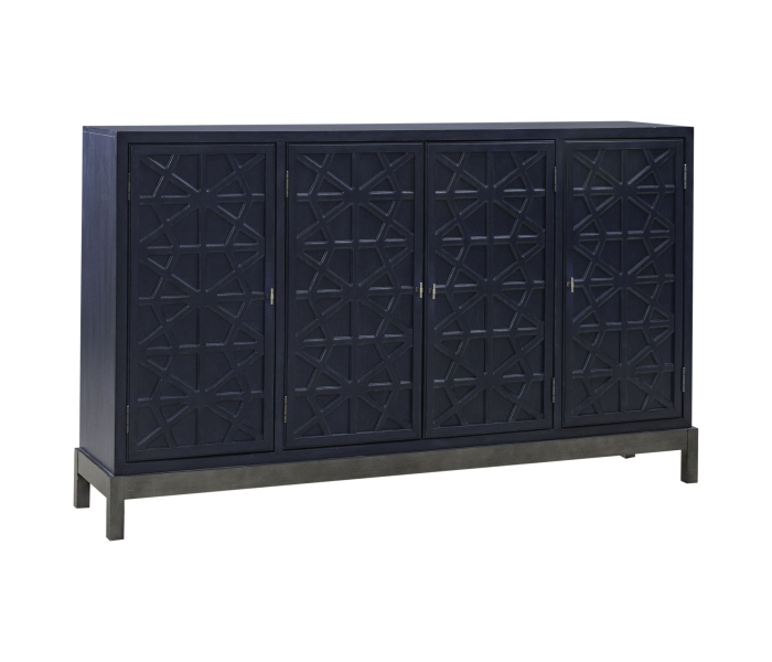 Braxton - Accent Cabinet - Azure