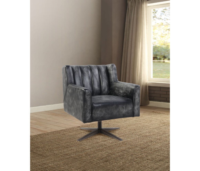 Brancaster - Executive Office Chair - Vintage Black Top Grain Leather