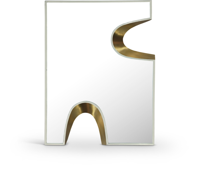 Soleil - 28" Mirror - Cream /