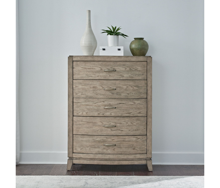 Avalon - 5 Drawer Chest - Burnished, 52" Tall