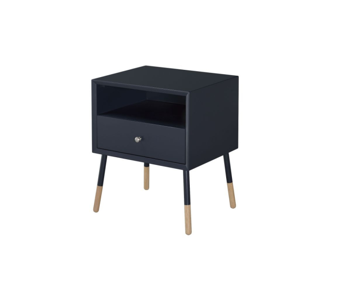 Sonria II - End Table - Black & Natural, 20"