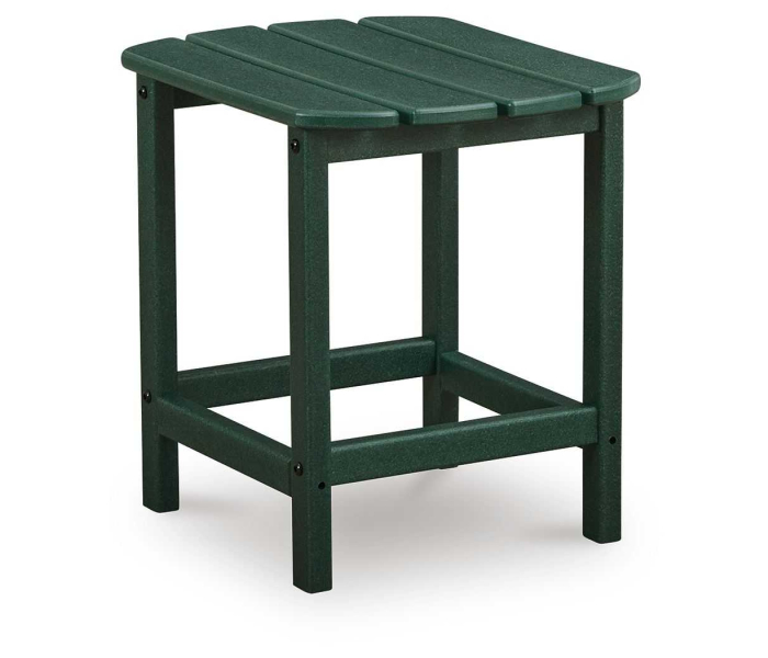 Sundown Shores Rectangular End Table Green, 15"