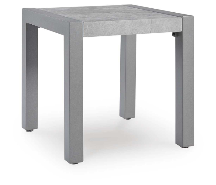 Hurley Park - Gray - Square End Table, 23"