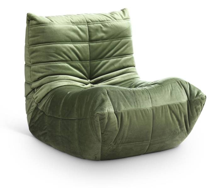 Relax - Velvet Upholstered Chair - Green