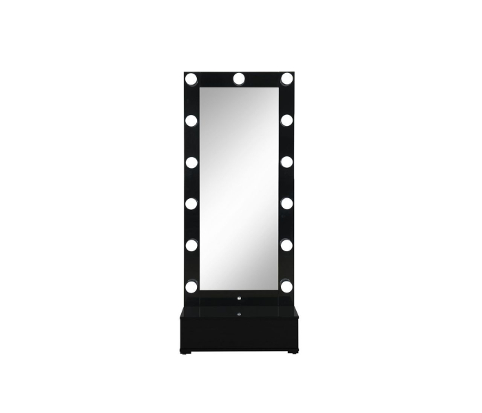 Ella - Narrow Tall Mirror With Drawer And Speakers