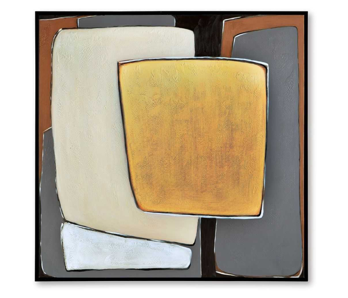 Actman - Cream / Brown / Gray - Wall Art