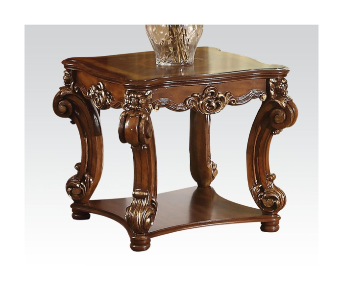 Vendome - End Table - Cherry - Dark Brown, 31"