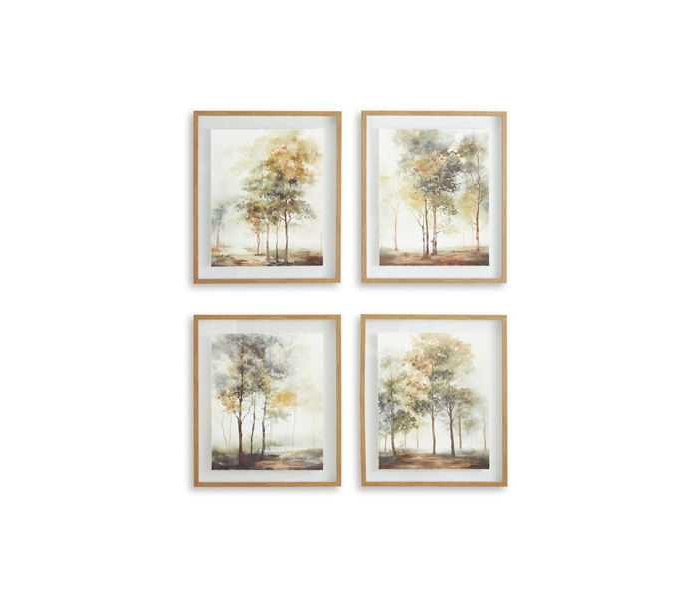 Bryneford - Multi - Wall Art Set (Set of 4)