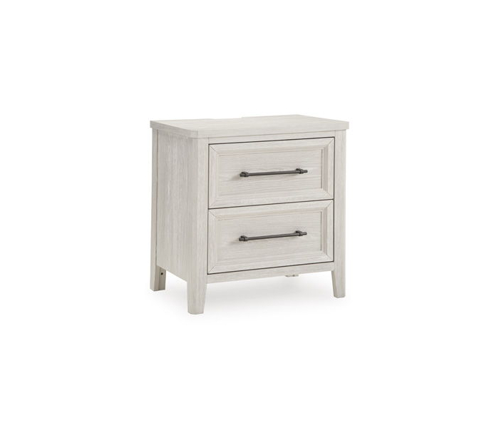 Darbonton Two Drawer Night Stand Dove White
