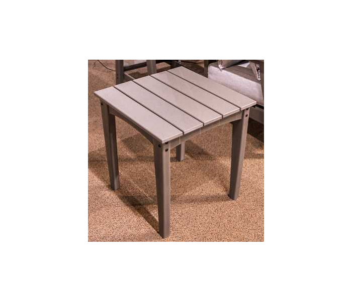 Cove Beach Square End Table Gray, 21.38"