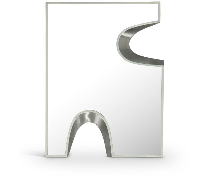 Soleil - 28" Mirror - Cream / Silver