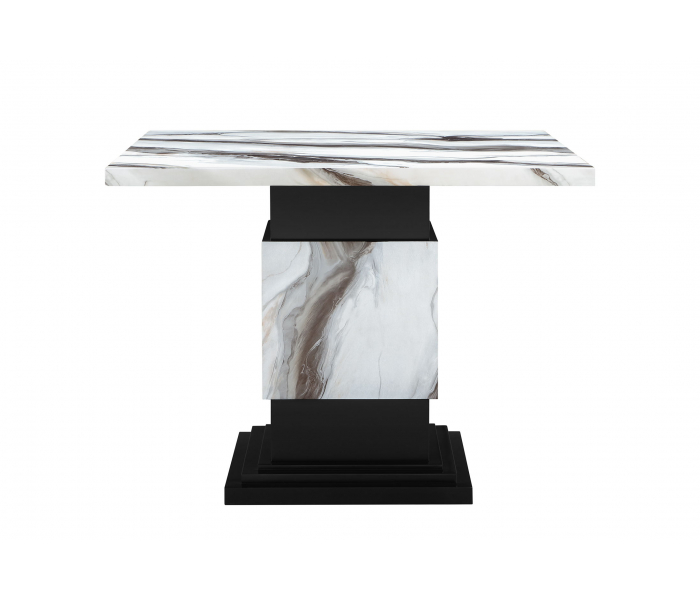 D12BT - Bar Table - Black / - White, 47"