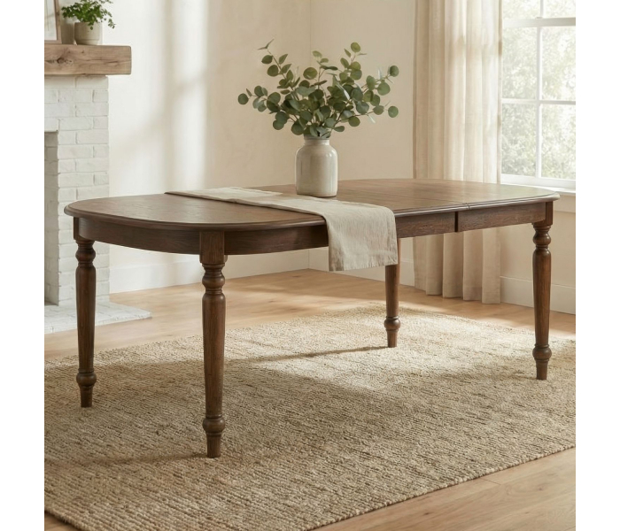 Carolina Crossing - Leg Table - Brown - Light Brown, 42"