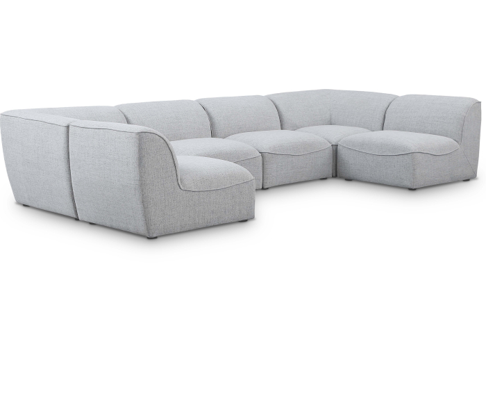 Miramar - 6 Piece Modular U-Shaped Sectional, 142"