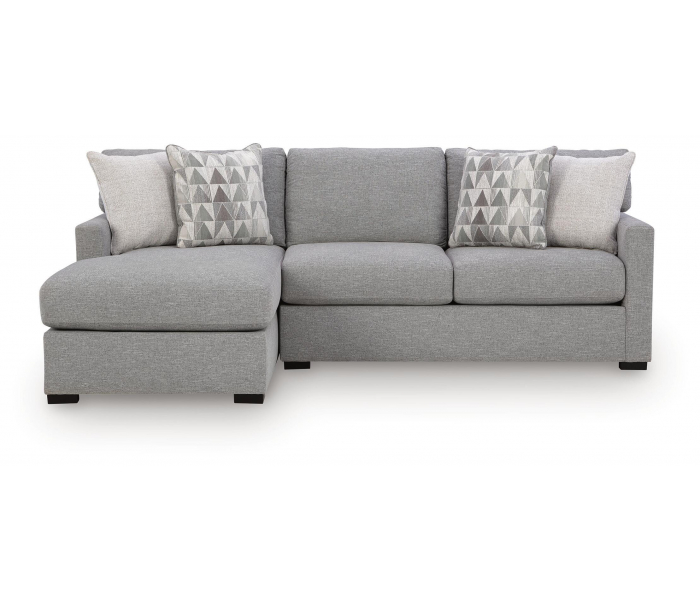 UrbanCrest 2-Piece Sectional With LAF Corner Chaise Pewter