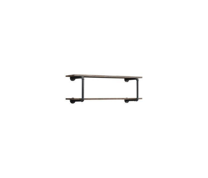 Brantley - Wall Shelf - Antique Oak & Sandy Gray Finish