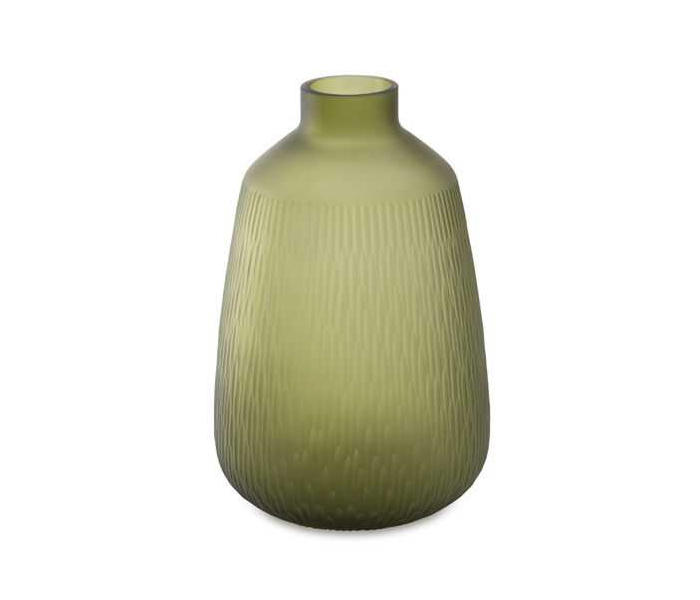 Scottyard - Olive Green - Vase - 13", 8.25"