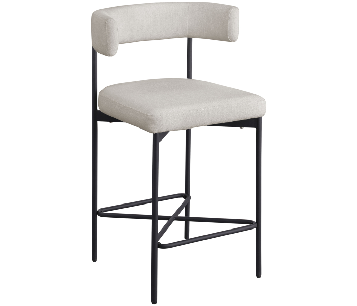 Rivage - Durable Stool With Black Frame (Set of 2)