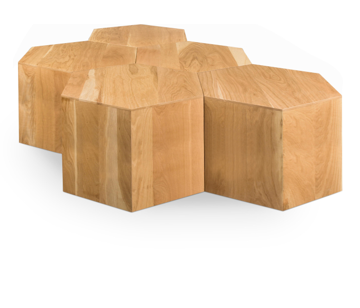 Eternal - Coffee Table 5 Piece - Natural, 63"